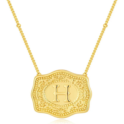 BridleWood™ Handmade Buckle Necklace